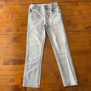Boy’s Childrens Place Skinny Jeans, Gray, Size 6